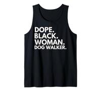 Dope Black Woman Dog Walkers, Un Mois de l'histoire des Noirs Débardeur