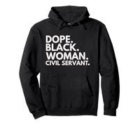 Dope Black Woman, fonctionnaire, Mois de l'histoire des Noirs Sweat à Capuche