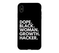 Dope Black Woman Growth Hacker Black History Month Pride Coque pour iPhone XS Max