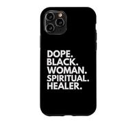 Dope Black Woman, guérisseuse spirituelle, Mois de l'histoire des Noirs Coque pour iPhone 11 Pro
