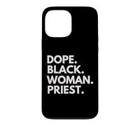 Dope Black Woman Pride a renforcé la fierté du Mois de l'histoire des Noirs Coque pour iPhone 13 Pro Max