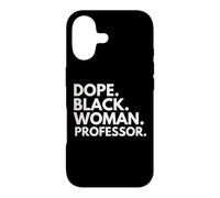 Dope Black Woman Professor Afro-American Professor Pride Coque pour iPhone 17