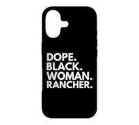Dope Black Woman Rancher Afro-American Female Ranchers Coque pour iPhone 17