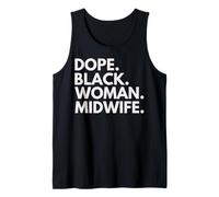 Dope Black Woman Sages-Femmes Afro-américaines Débardeur