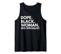 Dope Black Woman, spécialiste du référencement, Black History Month Pride Débardeur