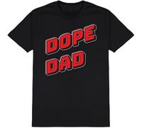 Dope Dad T Shirt Mens Cool Funny Clothing Dad Father Birthday Black M