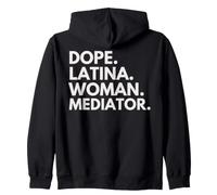 Dope Latina Femme Médiatrice Latin Heritage Hispanic Pride Sweat à Capuche