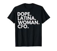 Dope Latina Woman CFO Latin Heritage Hispanic Pride T-Shirt
