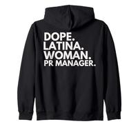 Dope Latina Woman, directrice des Relations publiques, Latin Heritage Hispanic Pride Sweat à Capuche