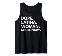 Dope Latina Woman Missionnaire Latin Heritage Hispanic Pride Débardeur