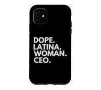 Dope Latina Woman PDG Latin Heritage Hispanic Pride Coque pour iPhone 11