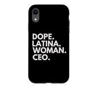 Dope Latina Woman PDG Latin Heritage Hispanic Pride Coque pour iPhone XR