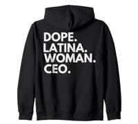 Dope Latina Woman PDG Latin Heritage Hispanic Pride Sweat à Capuche