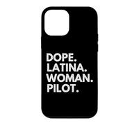 Dope Latina Woman Pilot Latin Heritage Hispanic Pride Coque pour iPhone 12 Mini