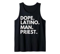 Dope Latino Man Priest, héritage Latin, fierté hispanique Débardeur