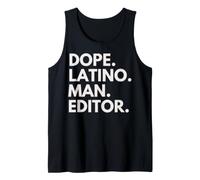 Dope Latino Man, rédacteur en Chef, Latin Heritage Hispanic Pride Débardeur
