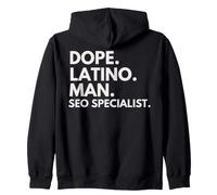 Dope Latino Man Spécialiste SEO Patrimoine Latin Hispanic Pride Sweat à Capuche