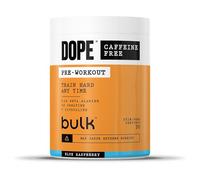 Dope Poudre Pré-Entraînement Sans Caféine | Blue Raspberry | 510g | 30 Portions | Sans Stimulants | 3,2g Beta Alanine | 3g Créatine | Mélange Citrulline AAKG | Vitamine B6 | Soutient la Puissance