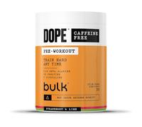 Dope Poudre Pré-Entraînement Sans Caféine | Strawberry Lime | 510g | 30 Portions | Sans Stimulants | 3,2g Beta Alanine | 3g Créatine | Mélange Citrulline AAKG | Vitamine B6 | Soutient la Puissance