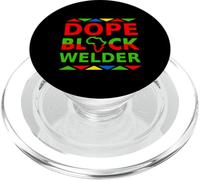 Dope Soudeur Noir Fier Soudage Noir Carrière Pride Job PopSockets PopGrip pour MagSafe