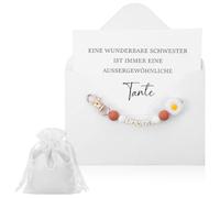 DOPENSPI Cadeau d'annonce de grossesse, porte-clés, superbe carte avec enveloppe, pochette à bijoux, coffret cadeau pour meilleure amie, sœur