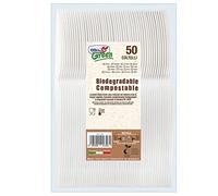 DOpla Green 03904 Lot de 50 Couteaux Ivoire en stabio