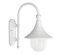 Dopo Lighting-Applique murale TROM (ø25cm)-E27 42W-aluminium-IP44-blanc
