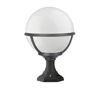Dopo Lighting-CLIC CLAC GLOBE balise extérieure H.42cm-(ø27 cm)-E27 42W-polyamide-noir-ip44