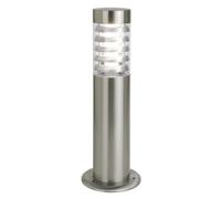 DOPO LIGHTING - potelet eclairage exterieur GALERNA (H.45cm) - borne eclairage exterieur - IP44 inox aisi 304 E27 18W - lampadaire exterieur - luminaire exterieur sur pied - lampadaire jardin