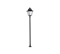 Dopo Rob - Tête colonne Noir 1 ampoule en verre mat 23/100 W