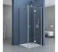 doporro Cabine de Douche en Angle 90x120x190cm Paroi de Douche