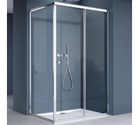 doporro Cabine de Douche en Angle 90x120x190cm Porte Coulissante