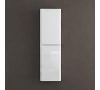 Sogood Meuble Colonne Salle de Bain Suspendu 35x20x120cm Colonne de Rangement Armoire Latérale Blanc Design Lucca