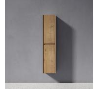 doporro Colonne Suspendue Salle de Bain Colonne de Rangement Armoire Latérale Meuble Suspendu 35x30x160cm Marron Clair Rimo