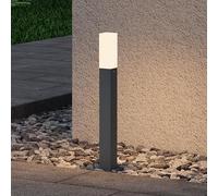 doporro Lampe Extérieure sur Pied 3W avec LED Lampe de Chemin Jardin Étanche IP65 3000K Light Extérieure Gris 40cm Design Deus Lumina