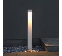 doporro Lampe Extérieure sur Pied 5W avec LED Lampe de Chemin Jardin Étanche IP65 3000K Light Extérieure Blanc 6x6x60cm Design BaldersLights