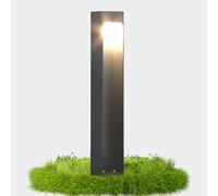 doporro Lampe Extérieure sur Pied 5W avec LED Lampe de Chemin Jardin Étanche IP65 3000K Light Extérieure Gris 6x6x40cm Design BaldersLights
