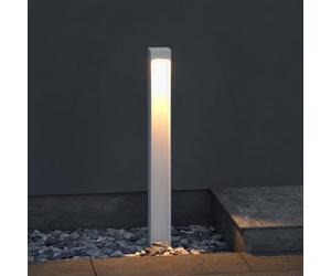 doporro Lampe Extérieure sur Pied 5W avec LED Lampe de Chemin Jardin Étanche IP65 3000K Light Extérieure Blanc 6x6x60cm Design BaldersLights