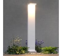 doporro Lampe Extérieure sur Pied 6W avec LED Lampe de Chemin Jardin Étanche IP65 3000K Light Extérieure Blanc 10x6x60cm Design LumaTorch