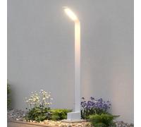 doporro Lampe Extérieure sur Pied 6W avec LED Lampe de Chemin Jardin Étanche IP65 3000K Light Extérieure Blanc 80cm Design Pfadfinder