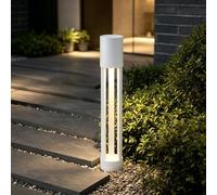 doporro Lampe Extérieure sur Pied LED 10W Blanc Lampe de Chemin Jardin 70cm