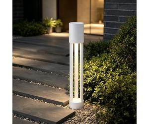 doporro Lampe Extérieure sur Pied LED 10W Blanc Lampe de Chemin Jardin 70cm