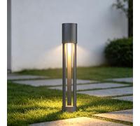 doporro Lampe Extérieure sur Pied LED 10W Gris Lampe de Chemin Jardin 70cm