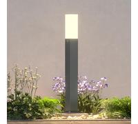 doporro Lampe Extérieure sur Pied LED 3W Gris Lampe de Chemin Jardin 40cm
