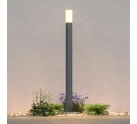doporro Lampe Extérieure sur Pied LED 3W Gris Lampe de Chemin Jardin 80cm