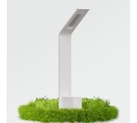 doporro Lampe Extérieure sur Pied LED 6W Blanc Lampe de Chemin Jardin 40cm