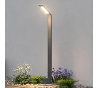 doporro Lampe Extérieure sur Pied 6W avec LED Lampe de Chemin Jardin Étanche IP65 3000K Light Extérieure Gris 80cm Design Pfadfinder