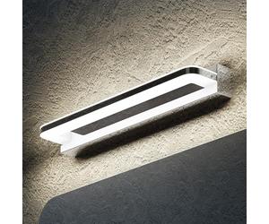 doporro Lampe pour Miroir LED 14W Chromé 60cm 4000K Lumière Miroir | Applique Murale, Salle de Bain, 1450 Lumen, SparkLuxe