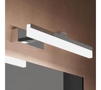 doporro Lampe pour Miroir LED 14W Chromé 60cm 6000K Lumière Miroir | 180° Rotatif, Applique Murale, Salle de Bain, 1280 Lumen, Luxaris