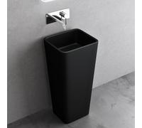 doporro Lavabo Colonne Vasque sur Pied Lave Mains Rectangulaire 40x35x80cm